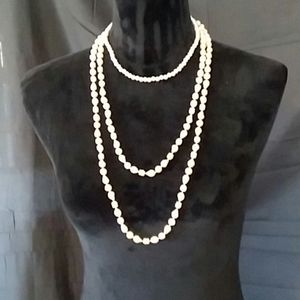 Pearl necklaces